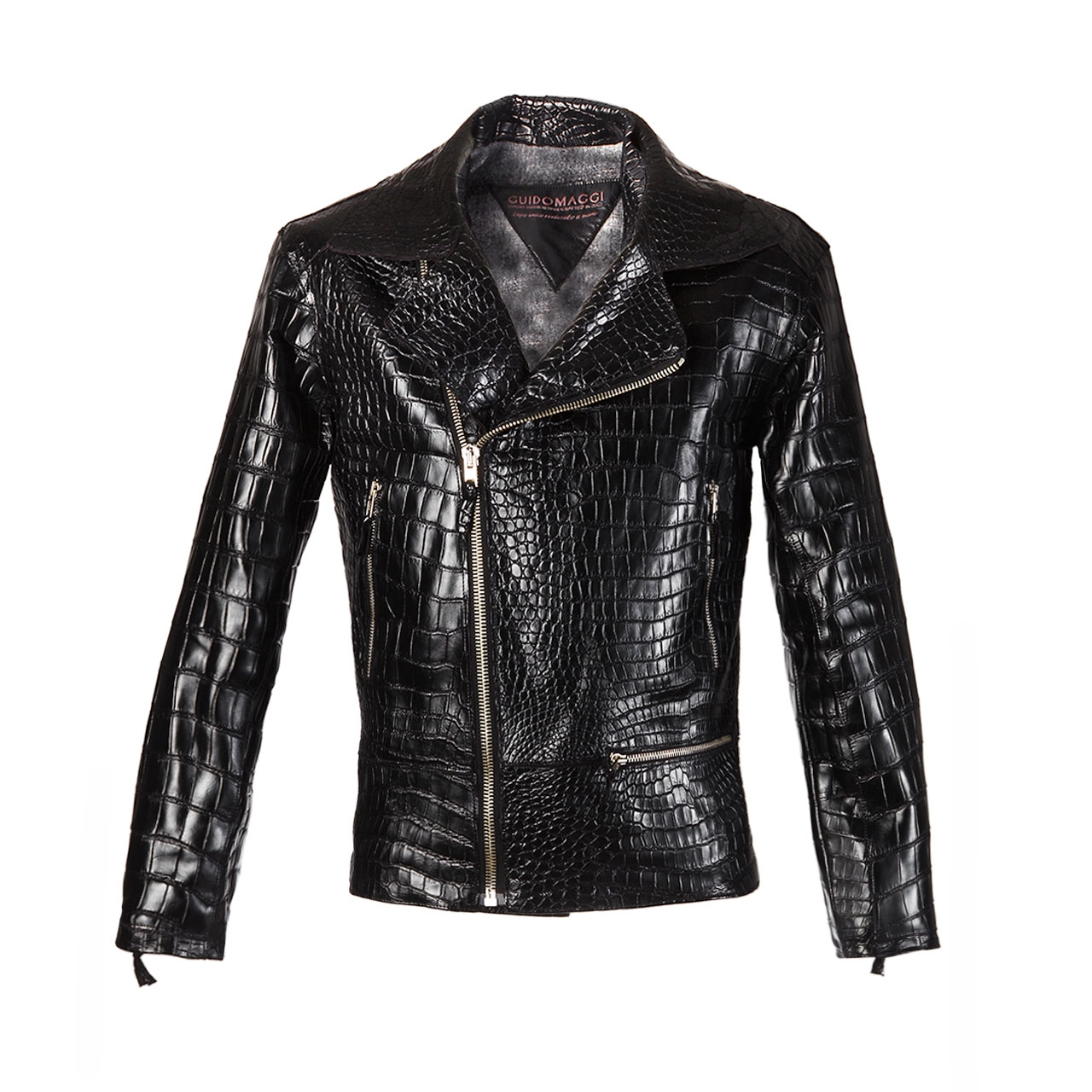Croco Jacket - Jacket in Crocodile Leather
