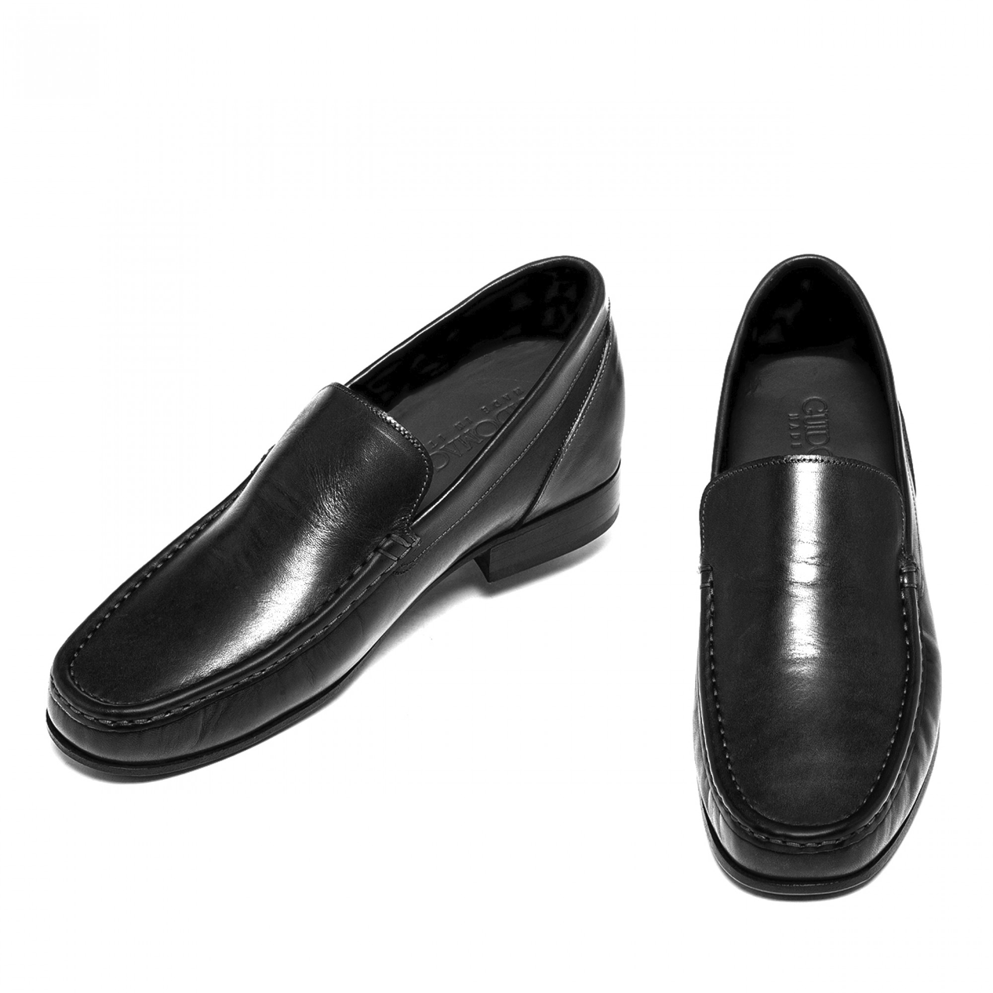 Ashgabat - Elevator Loafers in Cordovan Leather up to 2.6 inches