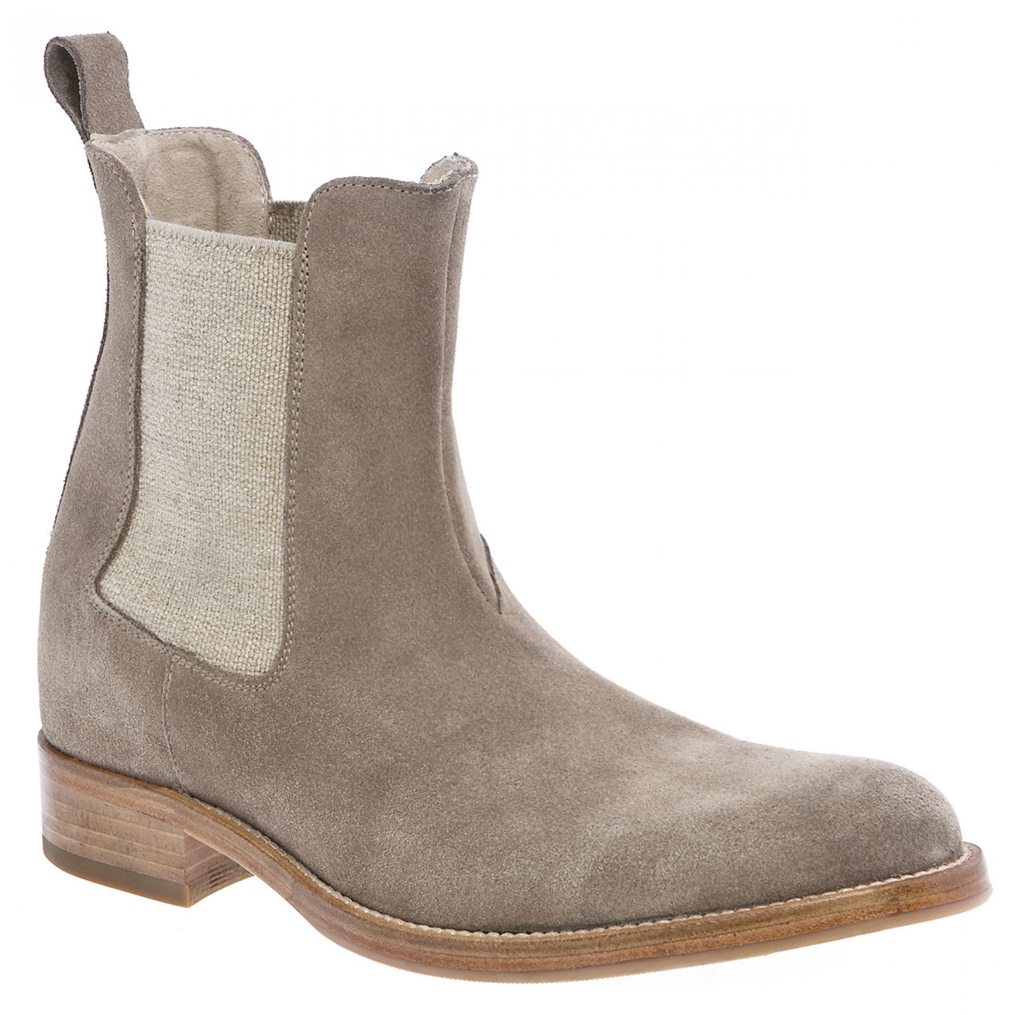 Chelsea Elevator Boots in Suede Leather from 2.4 to 3.1 inches