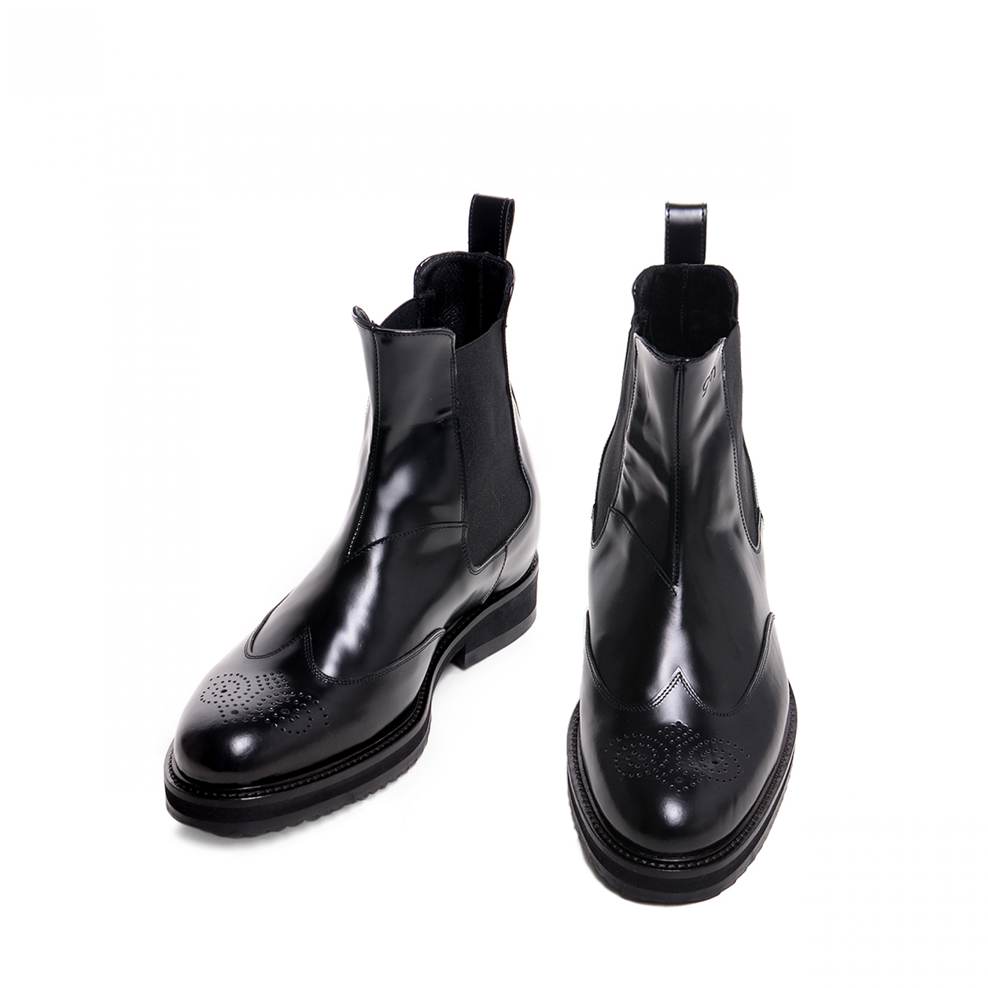 Gae Aulenti Boots in Brushed Leather from 2.4 to 4 inches
