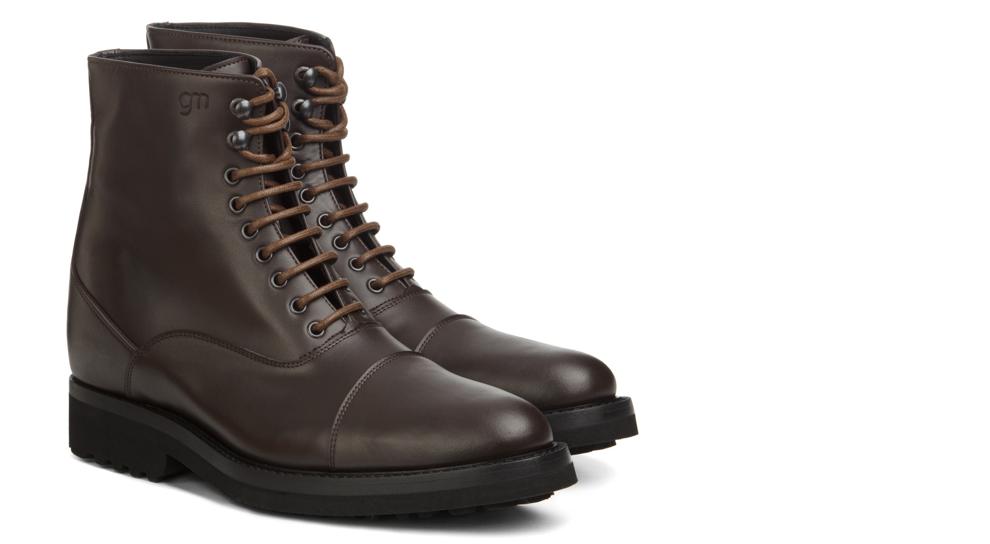 Suva - Elevator Boots in Full Grain Leather from 2.4 to 4 inches