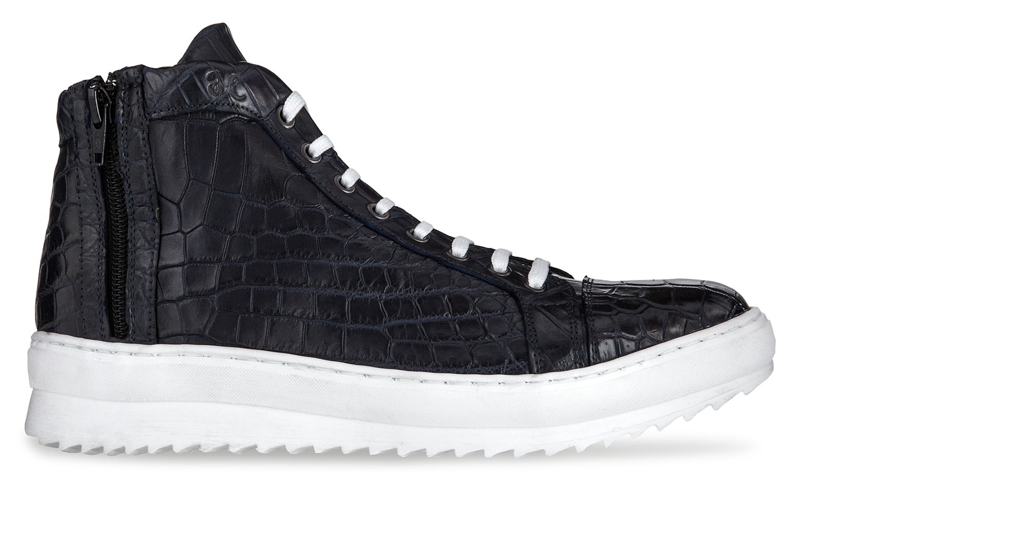elevator sneakers exotic leather