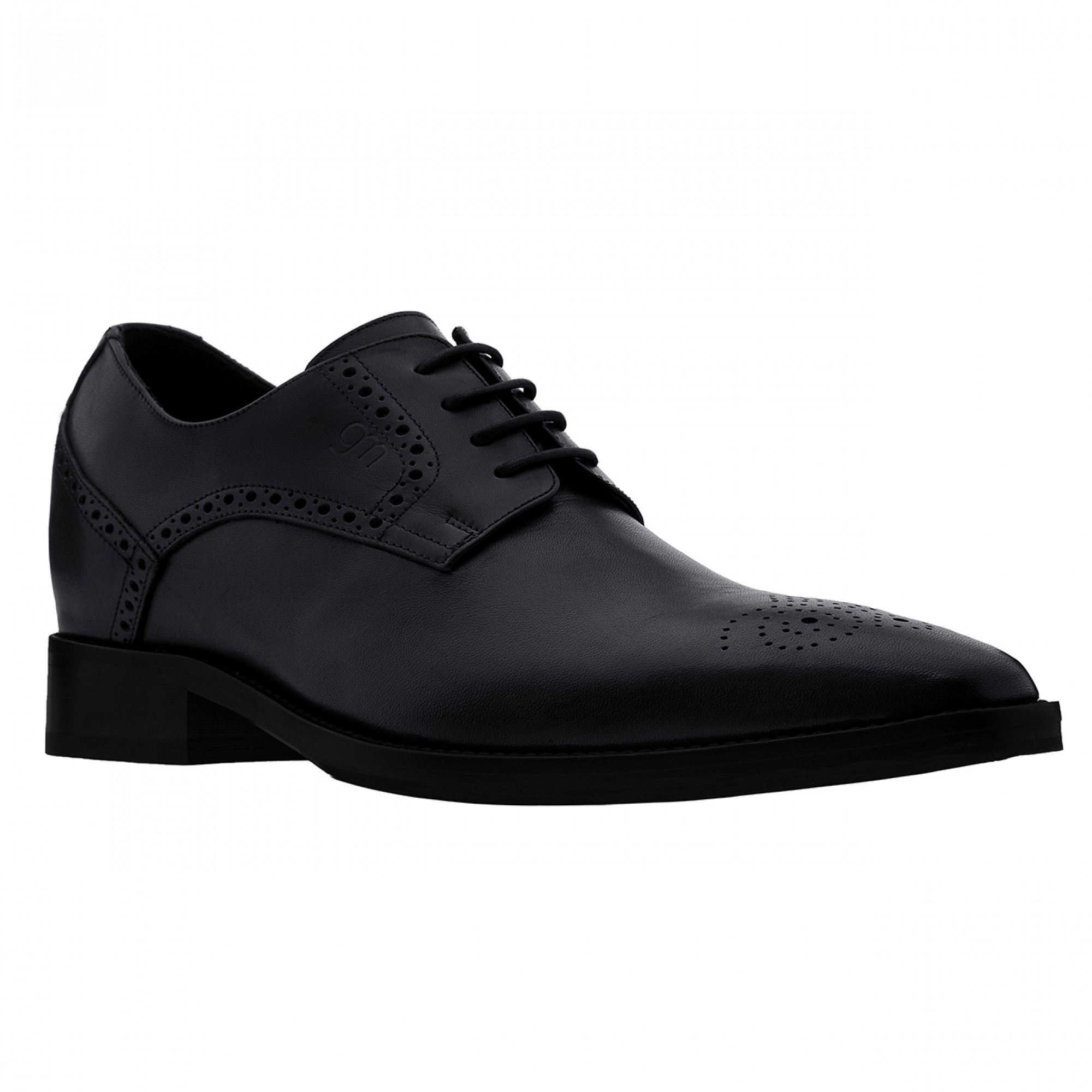8CM / 3.15 Inches-Elevator Shoes For Men Black Leather Add Height Loafers  Shoes - Elevator Shoes Make You 5-15CM Taller