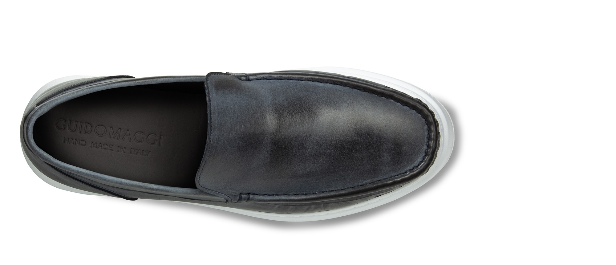 elevator loafer grey