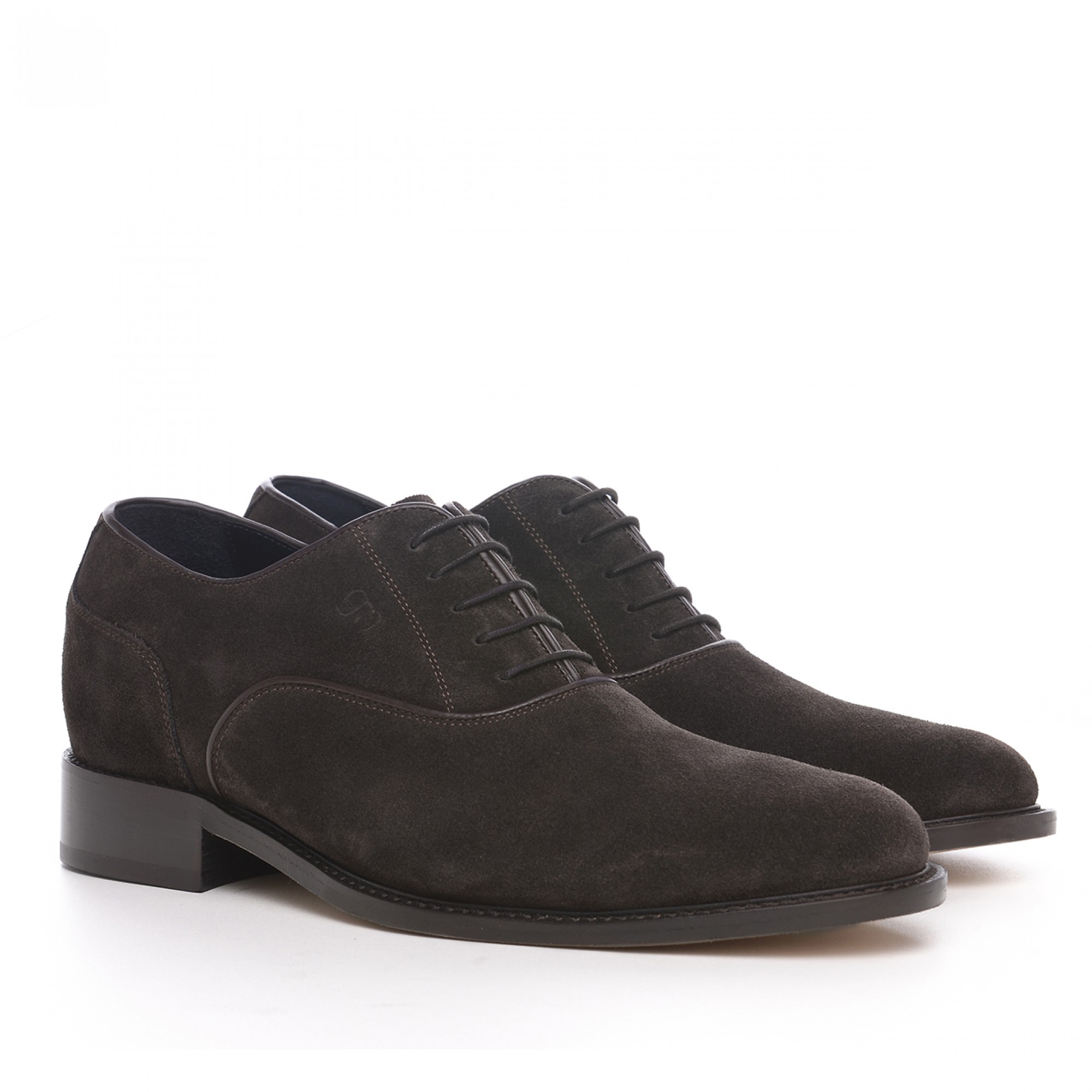 Urbino - Elevator Shoes in Suede Leather from 2.4 to 3.1 inches