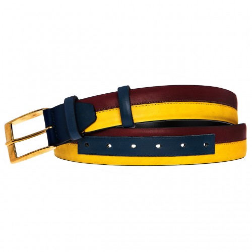 Cleveland -  Belt in Full grain burnished Leather