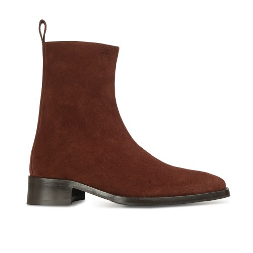 Warren - Elevator Boots in Suede Leather from 2.4 to 4 inches 