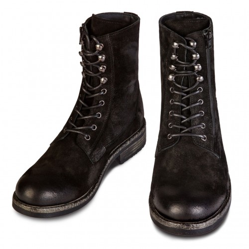Rebel James - Elevator Boots in Suede Leather from 2.4 to 4 inches 