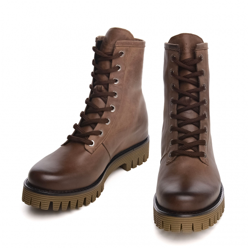 Brentwood - Elevator Boots in Full Grain Leather from 2.4 to 4 inches 