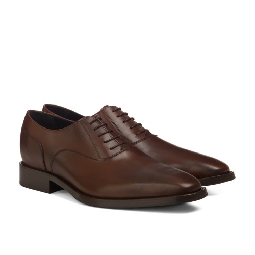 Cesena - Elevator Shoes in Full Grain Leather from 2.4 to 3.1 inches 