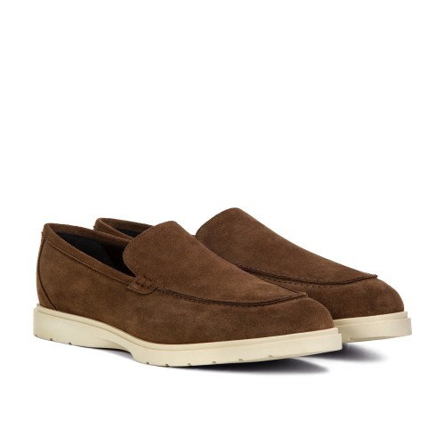 Polignano - Elevator Loafers in Suede Leather up to 2.75 inches