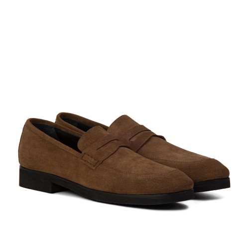 Brisighella - Elevator Loafers in Suede Leather up to 2.6 inches