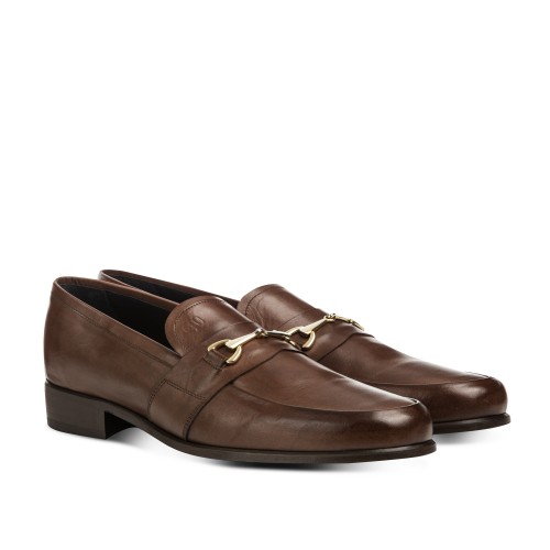 AMIENS - Elevator Loafers in Full Grain Leather up to 2.6 inches