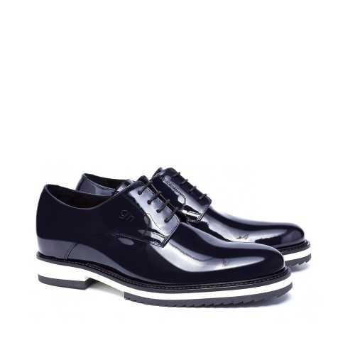 Rue de Rivoli - Elevator Shoes in Full grain Leather from 2.4 to 3.1 inches 