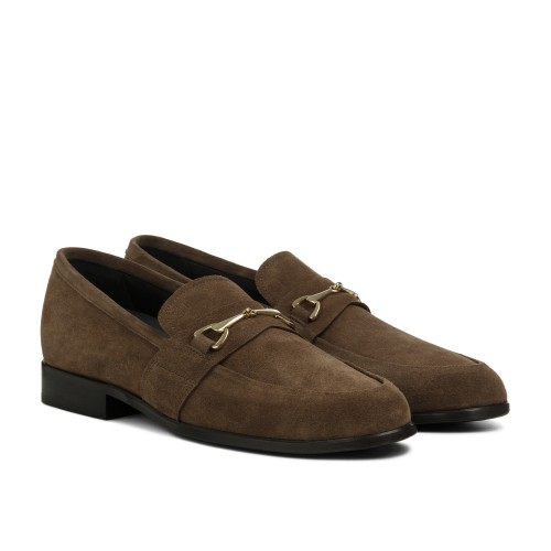 SIERRA - Elevator Loafers in Suede Leather up to 2.6 inches