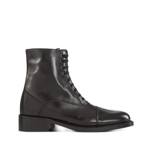 Patrizia - Elevator Boots in Full Grain Leather from 2.4 to 4 inches 