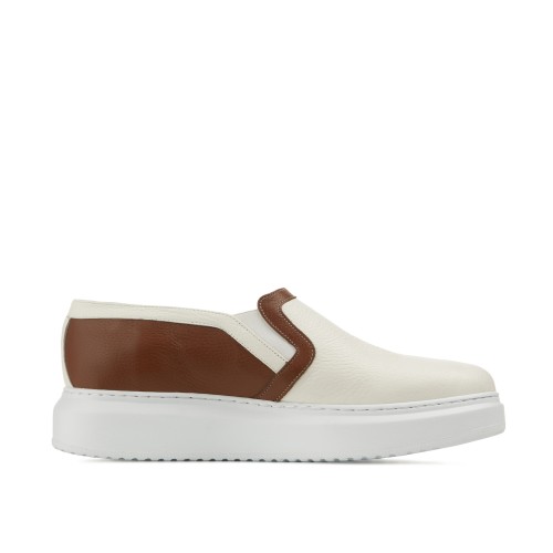 JACA - Elevator Slip-Ons in Leather from 2 to 2.8 inches 