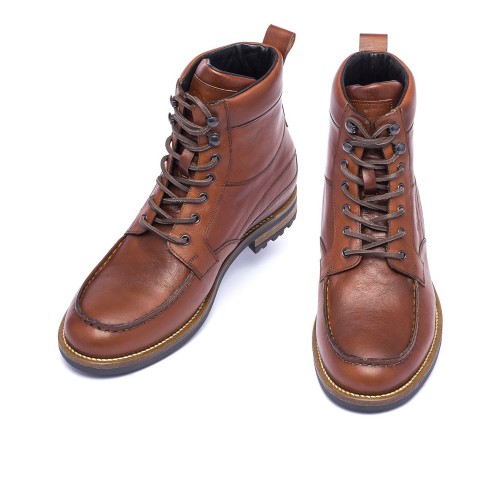 Norway - Elevator Boots in Full grain Leather from 2.4 to 3.1 inches 