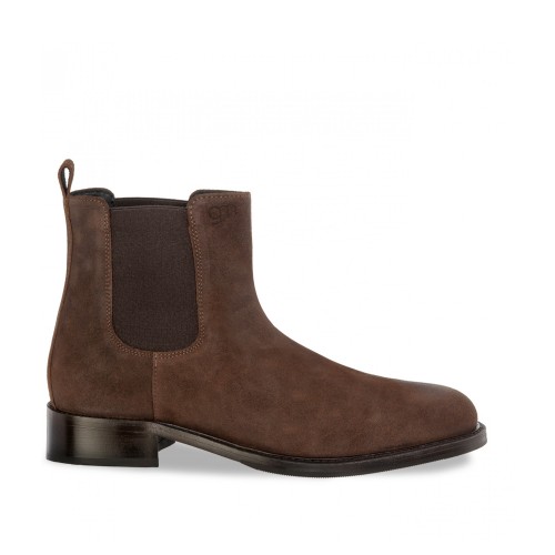 Fresno - Elevator Boots in Suede Leather from 2.4 to 4 inches 