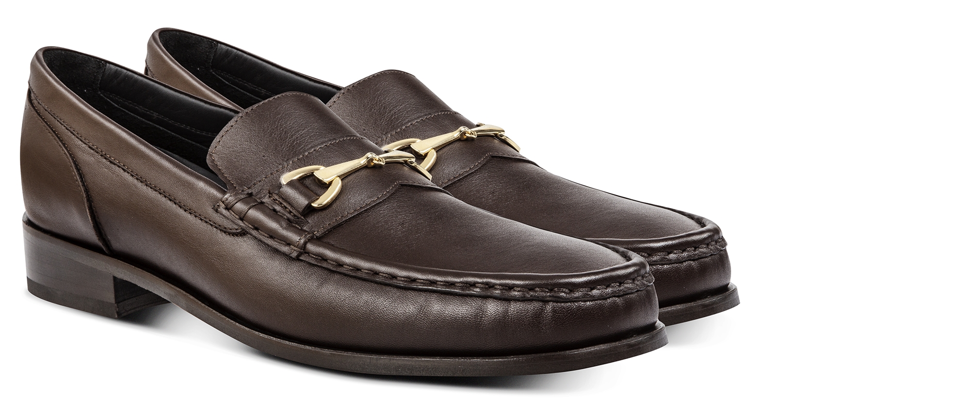 Guidomaggi Italian Leather Park Lane Elevator Loafers 47 Napoli Italian Calf Leather Venetian Loafers - Biscotti  main image 2